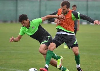 Bursaspor’dan pas ve sürat çalışması