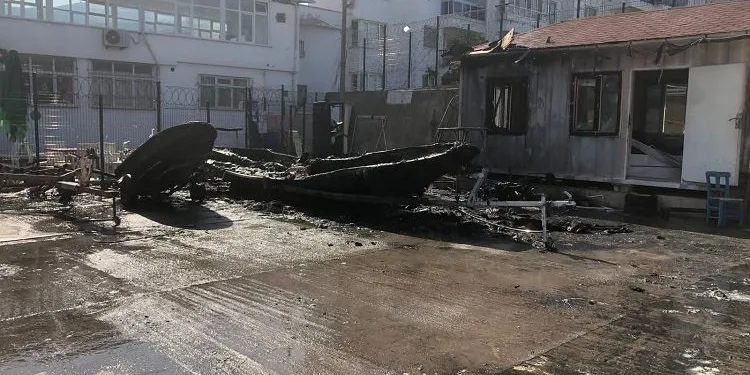 Bursa’da kaynak yapıldığı sırada alevlere teslim oldu