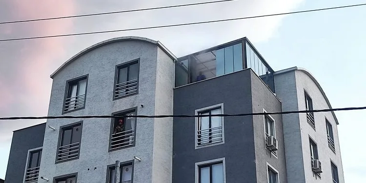 Bursa Kestel’de apartmanda yangın