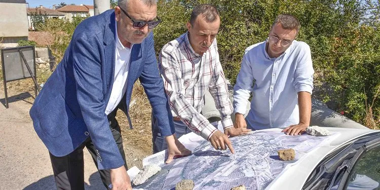 Bursa Karacabey’de altyapı çalışmaları devam ediyor
