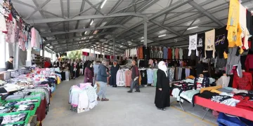 Gürsu Yenidoğan kapalı pazarında tezgahlar kuruldu