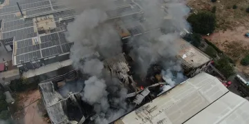 Bursa’daki fabrika yangını 3,5 saatte kontrol altına alındı