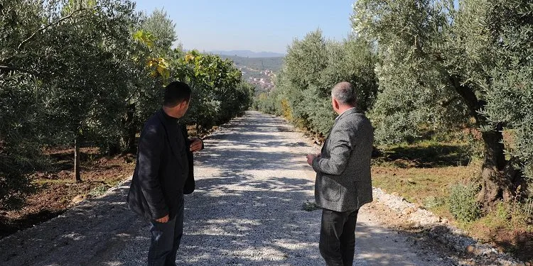 Katırlı ve Muratoba arasına 2,5 kilometrelik yeni yol