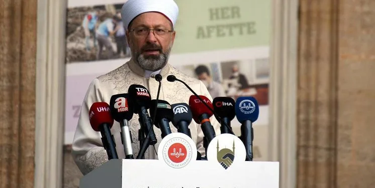 Ali Erbaş: İtibar suikastı yapılmaya çalışıldığını görüyoruz
