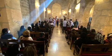 1700 yıllık kilise 30 yıl sonra ibadete açıldı
