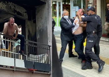 Bursa’da balkona çıkıp mahalleliye küfürler yağdırdı