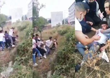 Bursa’da omuz atma kavgası! Liseli gençler birbirine girdi
