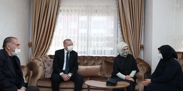 Başak Cengiz’in ailesine taziye ziyareti