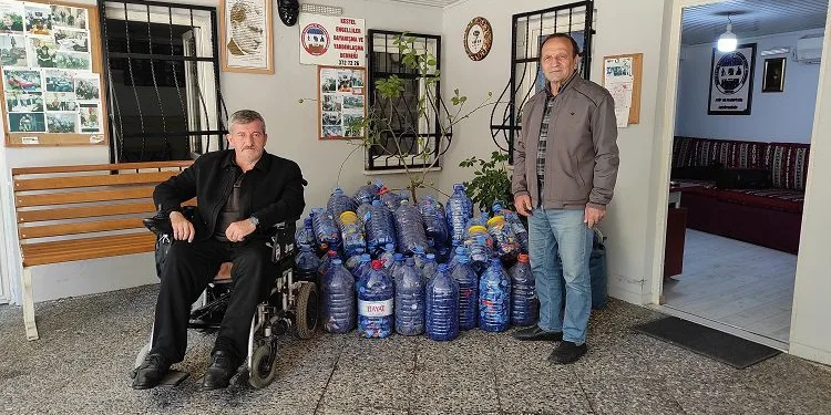 Bursa’da engelliler için 100 bin mavi kapak topladı