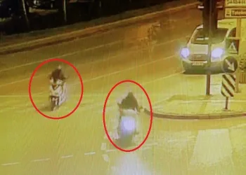 Erzak dağıttığı motor hırsızların hedefi oldu