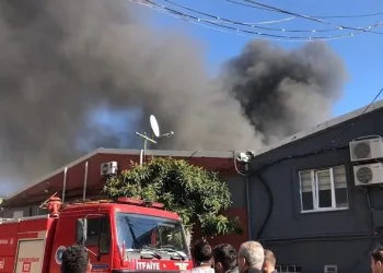 Bursa’da tekstil fabrikasında yangın