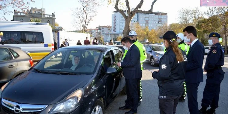 Mudanya’da emniyet kemeri uygulaması