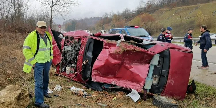 Bursa’da 50 metre sürüklendi! Sürücü yaşam savaşı veriyor