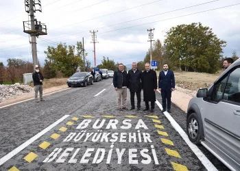 Bursa’da yeni bağlantı yolu hizmete açıldı