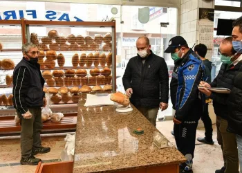 Bursa’da zabıtadan fırınlara gramaj denetimi