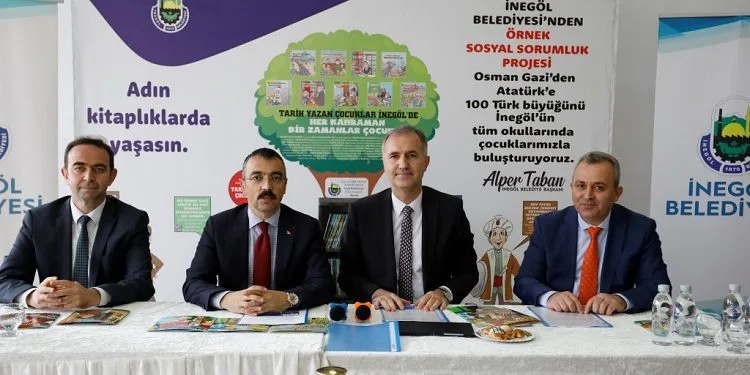 İnegöl’de çocuklar gerçek kahramanların hikâyeleri ile büyüyecek