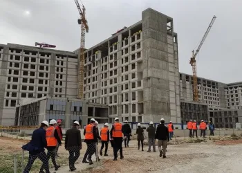 Acemler’deki yeni hastanenin kaba inşaatı bitti