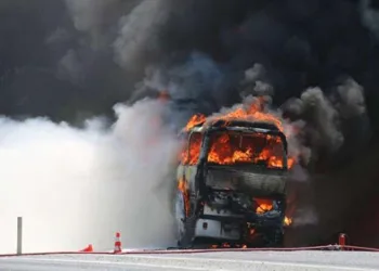 Bulgaristan’da otobüs faciası: 46 kişi yanarak öldü