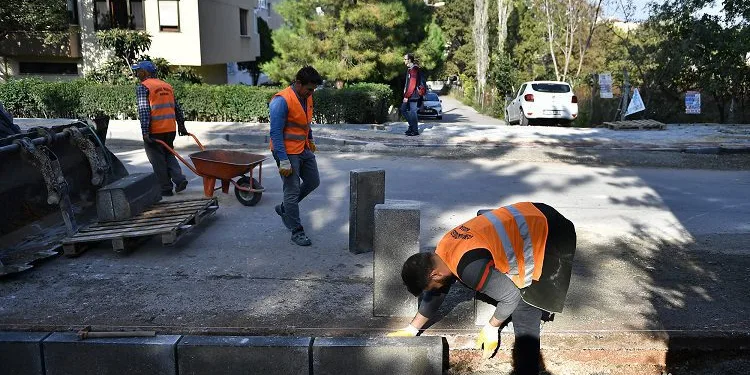 Kükürtlü’de yollar yenileniyor