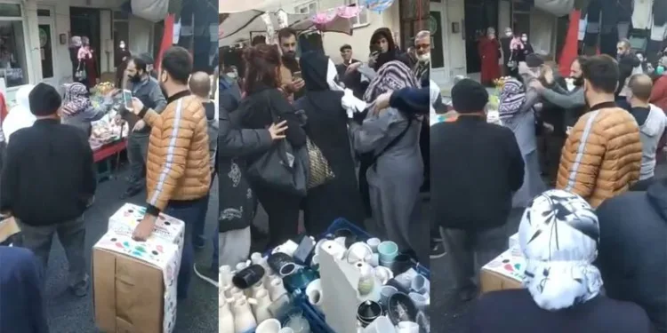 Hırsızlık yaparken yakalanınca esnafa saldırdılar