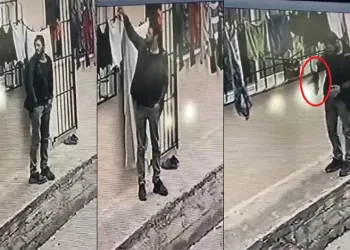 Bursa’da evin önünde asılı kadın iç çamaşırlarını çaldı