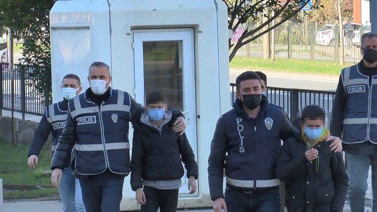 Ordu'dan çaldıkları otomobille İstanbul'da yakalanan 3 çocuk tutuklandı