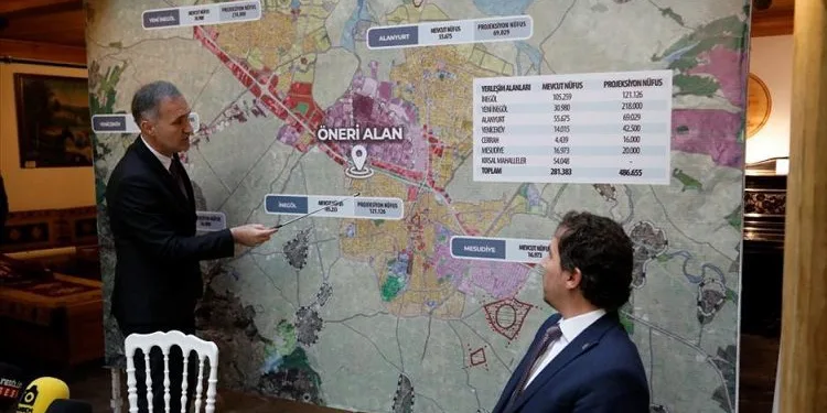 İnegöl’de yeni hükümet konağının yapılacağı a lan belli oldu