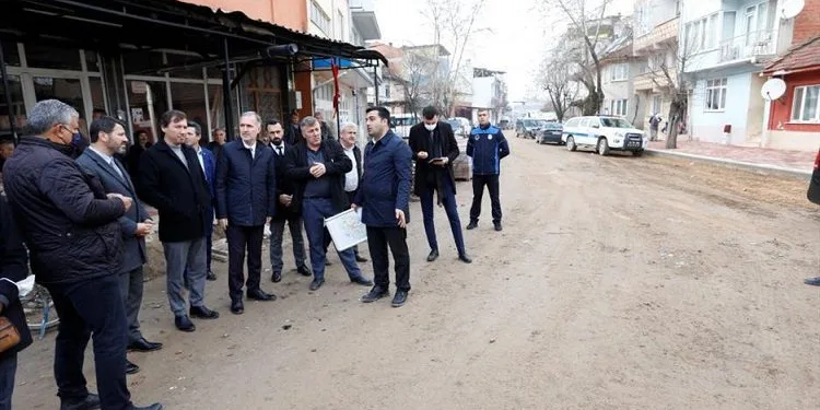 Bursa İnegöl’de Kurşunlu Mahallesi baştan aşağı yenileniyor