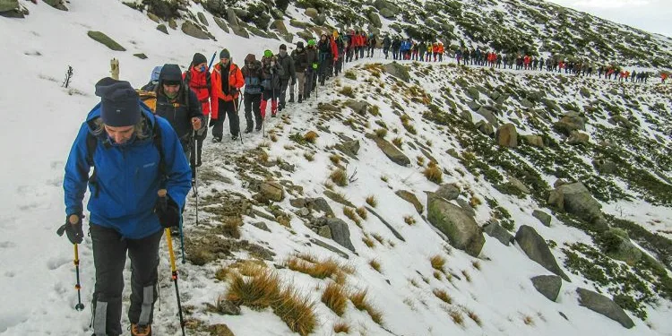 Sürdürülebilir Uludağ İçin Atıksız Zirve Yürüşüyü
