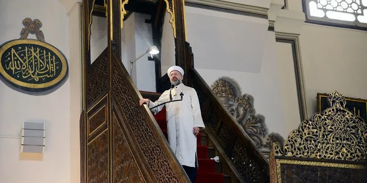 Diyanet İşleri Başkanı Erbaş, Bursa’da hutbe okudu