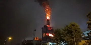 Bursa’da talaş silolarında korkutan yangın!