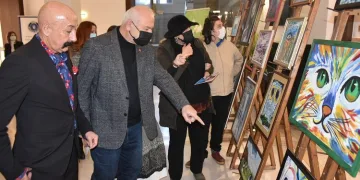 Bursa’da özel ressamlardan anlamlı sergi