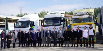 Kestel Belediyesi’nden Suriye’ye 4 yardım TIR’ı
