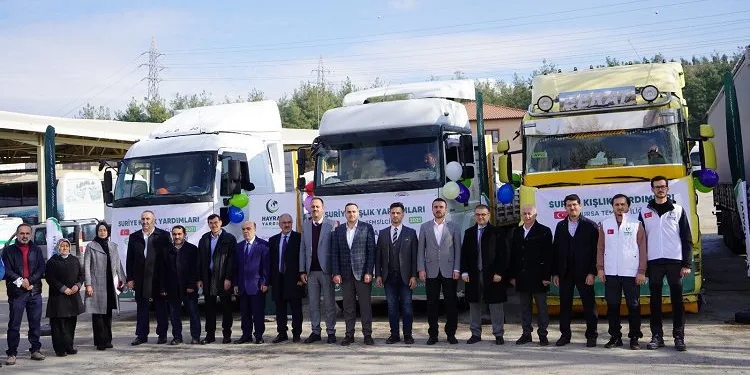 Kestel Belediyesi’nden Suriye’ye 4 yardım TIR’ı