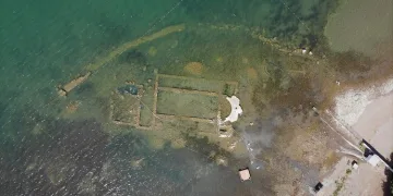 İznik Gölü’ndeki bazilika yeniden su üstüne çıktı