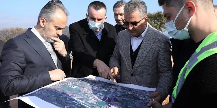 Bursa Şehir Hastanesi’ne yeni bağlantı yolu