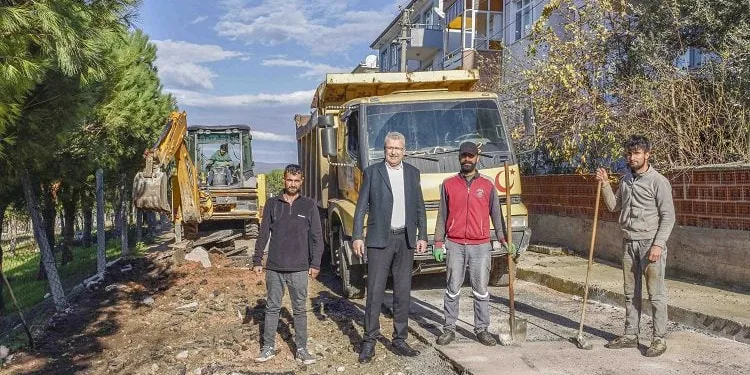 Bursa Karacabey’de altyapı çalışmaları sürüyor