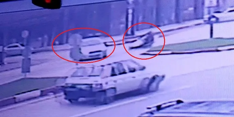 Bursa’da çarpmamak için hamle yaptı yerde sürüklendi