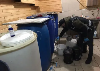 Bursa’da 400 litre sahte içki ele geçirildi
