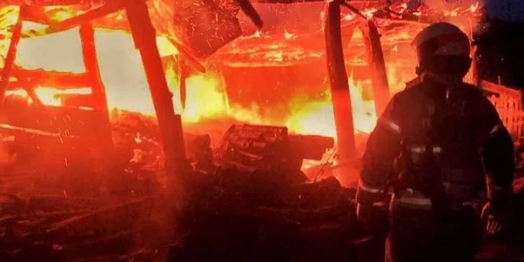 Bursa’da samanlıkta çıkan yangın korkuttu