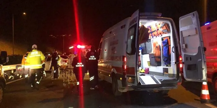 Bursa’da düğün dönüşü otobanda feci kaza!