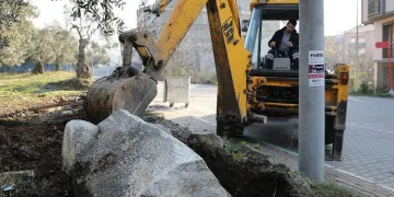 Bursa’da 1800 yıllık lahit kapağı bulundu