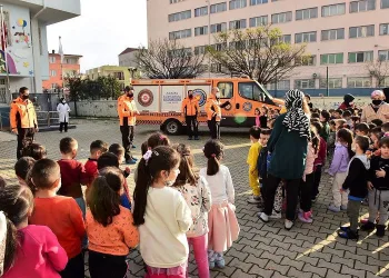 Bursa Yıldırım’da okullarda afet eğitimi