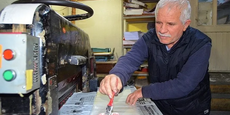 Bursa’nın yarım asırlık matbaa ustası