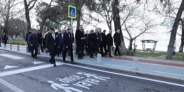 Bursa İznik’te sahil yolunda çalışmalar tamamlandı