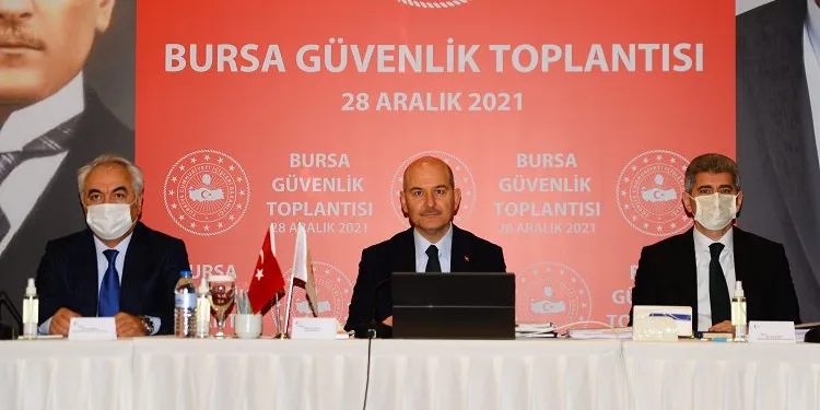 Bakan Soylu Bursa’da muhtarlarla buluştu