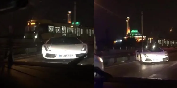 Bursa’da lüks araç yağmurda kontrolden çıktı