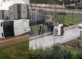 Bursa’da yağmurla birlikte kazalar art arda geldi