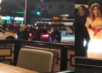 Bursa’da yolu trafiğe kapatıp oyun oynadılar