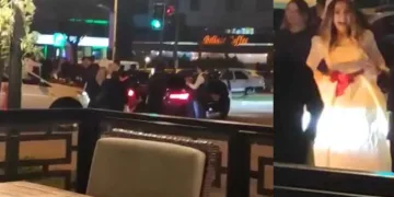 Bursa’da yolu trafiğe kapatıp oyun oynadılar